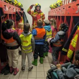 Besuch der Vorschüler bei der Feuerwehr Bad Blankenburg  © Jacqueline Weißleder