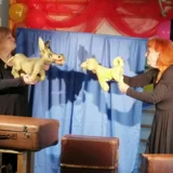 Kindertagsüberraschung: Das Puppentheater der LAG Puppenspiel e.V. erfreute die Kinder mit dem Stück "Die Bremer Stadtmusikanten".  © Jacqueline Weißleder